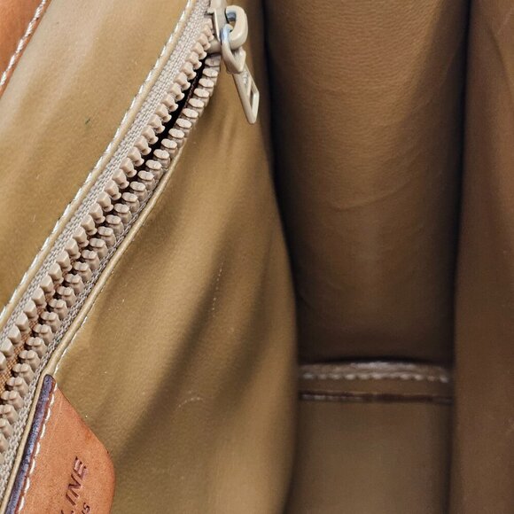 Céline Pochette Light Brown Macadam Crossbody - Picture 8 of 17